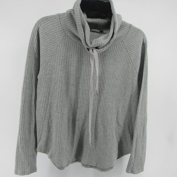 Raggs to Riches Tops - Raggs to Riches gray cowl neck long sleeve size MED
